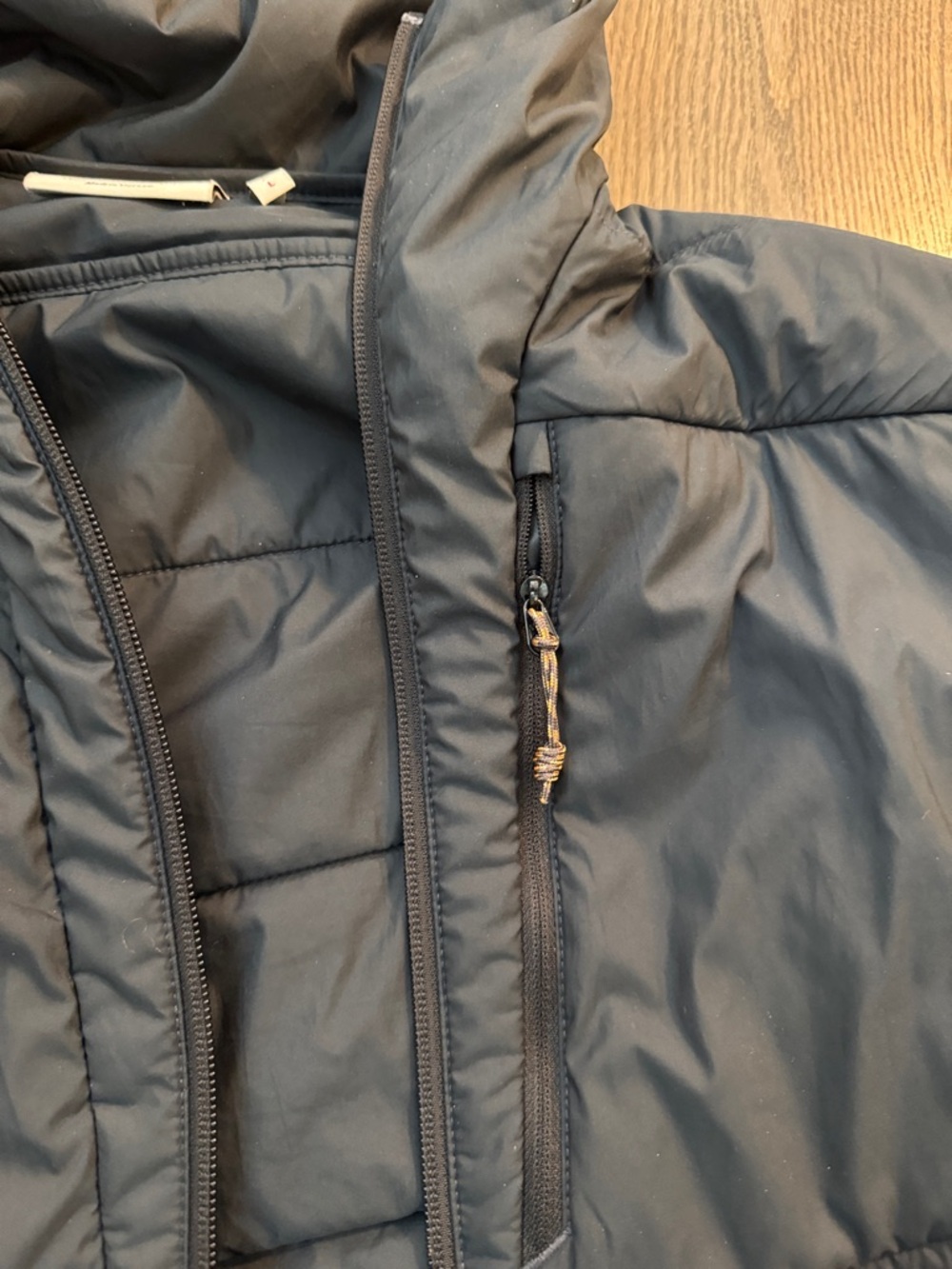 Fjallraven Women's Black Hooded Puffer Jacket - Picture 2 of 7